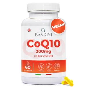 Bandini CoQ10 200mg Vegan Capsules - 60 Count