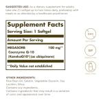 Solgar CoQ-10 100 mg Softgels - 30 Count