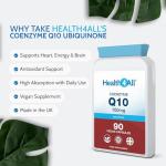 Health4All CoQ10 100mg, 90 Vegan Capsules