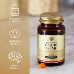 Solgar CoQ-10 100 mg Softgels - 30 Count