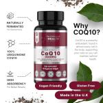 High Absorption Vegan CoQ10 Softgels, 300 mg