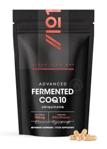 Fermented CoQ10 300mg with BioPerine - 60 Vegan Capsules