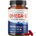Omega 3 Fish Oil with CoQ10 for Heart Health