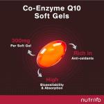 CoQ10 300mg Vegan Soft Gels for Energy