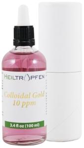 Colloidal Gold 10 ppm - 3.4 Fl Oz