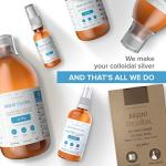 Colloidal Silver 40ppm - Optimal Concentration & Free Spray Bottle