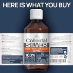 Colloidal Silver 40 PPM - 500 ml for Humans & Dogs