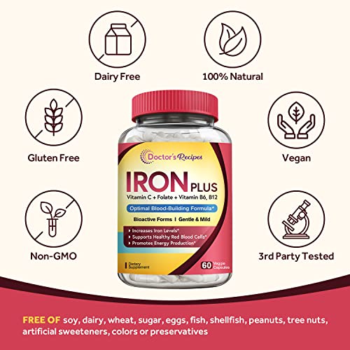 Iron Supplement with Vitamin C and B12