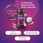 D-Mannose 2000mg - Vegan Capsules, 180 Count