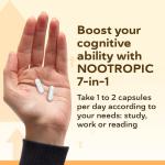 High Potency Nootropics Brain Supplement for Focus
