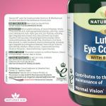 Nature's Aid Lutein Eye Complex - 90 Vegan Tablets