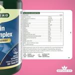 Nature's Aid Lutein Eye Complex - 90 Vegan Tablets