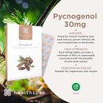 Healthspan Pycnogenol 30mg Vegan Tablets - Natural Extract