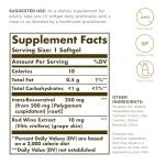 Solgar Resveratrol 250 mg Softgels for Heart Health