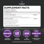 Resveratrol PRO 1,500MG Antioxidant Supplement, 60 Vegan Capsules