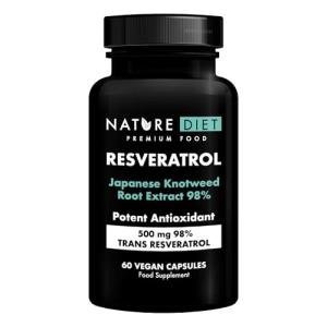 Nature Diet Resveratrol 500mg - Vegan Antioxidant Capsules