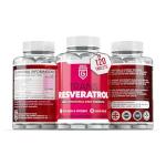 Trans Resveratrol Supplement – 120 Powerful Antioxidant Tablets