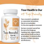 Liposomal Trans-Resveratrol 1200mg - Antioxidant Support