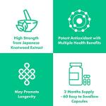 High Purity Trans-Resveratrol 500mg - 60 Capsules