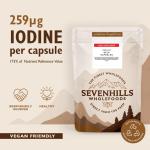 Organic Kelp Seaweed Capsules with Natural Iodine