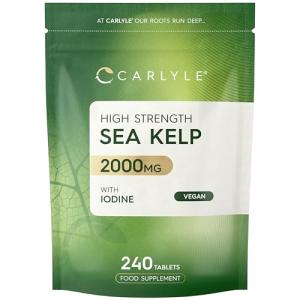 High Strength Sea Kelp Tablets 2000mg, 240 Count