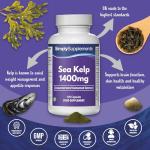 Sea Kelp Capsules 1400mg | Vegan Iodine Source