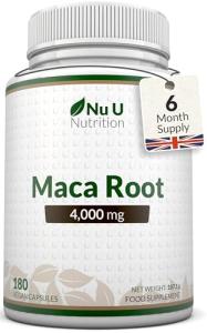 High Strength Maca Root Capsules, 4000mg, 180 Count