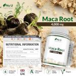 High Strength Maca Root Capsules, 4000mg, 180 Count
