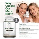 High Strength Maca Root Capsules, 4000mg, 180 Count