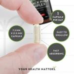 High Strength Maca Root Capsules 5000mg 180 Vegan