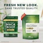 High Strength Maca Root Tablets 12,000mg - 180 Vegan