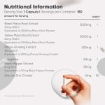 Maca Root Capsules with L-Arginine and Ginseng