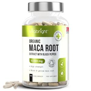 Super Strength Black Maca Root Capsules 11,000mg