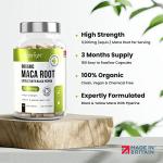 Super Strength Black Maca Root Capsules 11,000mg
