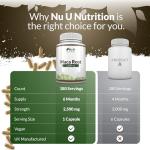 Maca Root Capsules 2500mg - 180 Vegan Caps