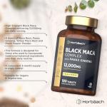 High Strength Black Maca Root Complex 180 Tablets