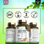 Maca Root Capsules 10,000mg - Vegan 180 Count