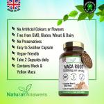 Maca Root Capsules 10,000mg - Vegan 180 Count