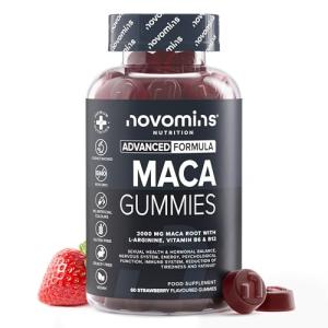 Maca Root Gummies - 2000mg Peruvian Formula, 60 Count