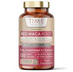 Organic Red Maca Root Capsules - 2000mg, 120 Count