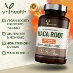 Maca Root Capsules 4000mg for Natural Boost