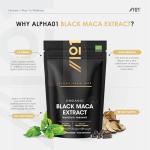 Organic Black Maca Root with Black Pepper – 90 Capsules