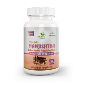 Ayushya Manjishtha Natural Capsules, 60 Count