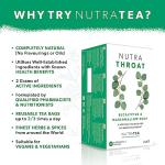 Nutra Tea NUTRATHROAT Herbal Tea for Throat Comfort