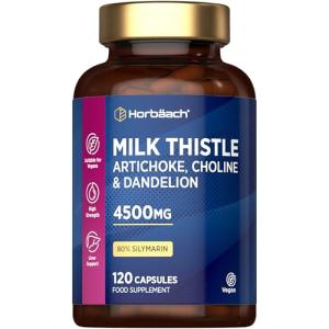 High Strength Milk Thistle Capsules with Artichoke