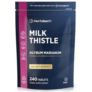 High Strength Milk Thistle Tablets - 240 Vegan Caps