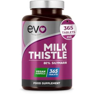 Milk Thistle Tablets with 80% Silymarin, 365 Count