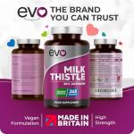 Milk Thistle Tablets with 80% Silymarin, 365 Count