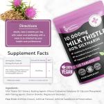 High Strength Milk Thistle 10,000mg Vegan Tablets