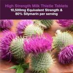 High Strength Milk Thistle Tablets 10,500mg